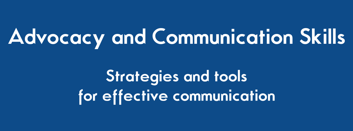 Advocacy and Communication Skills – novembre/dicembre 2016