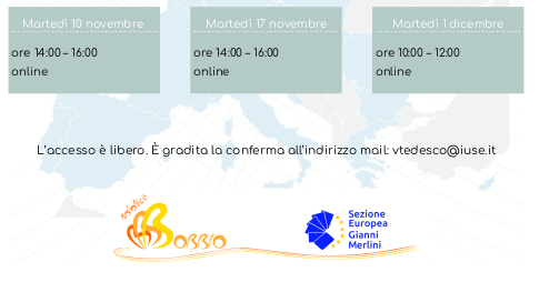 Nuove date online per il corso “COME DOCUMENTARSI PER CONOSCERE ATTIVITÀ , POLITICHE, NORMATIVA, OPPORTUNITÀ E DIRITTI NELL’UE”