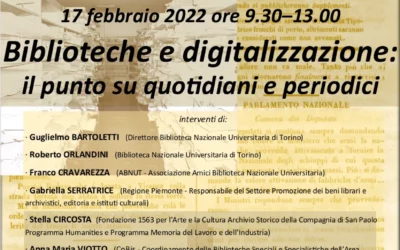 Convegno – Biblioteche e digitalizzazione: il punto su quotidiani e periodici