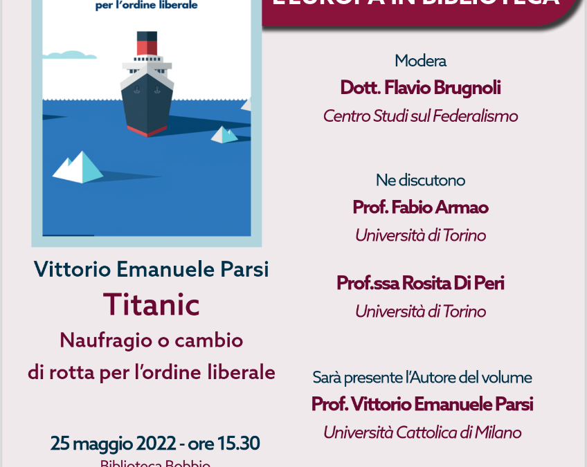 L’EUROPA IN BIBLIOTECA – 25maggio2022