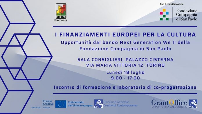 I finanziamenti europei per la cultura – 18 luglio 2022