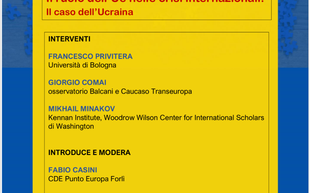 Il ruolo dell’UE nelle crisi internazionali: il caso dell’Ucraina